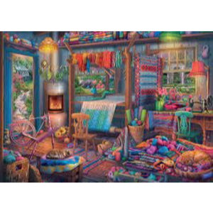 NIB Shrink-wrapped THE WEAVER'S WORKSHOP  1000 piece  Ravensburger Puzzle